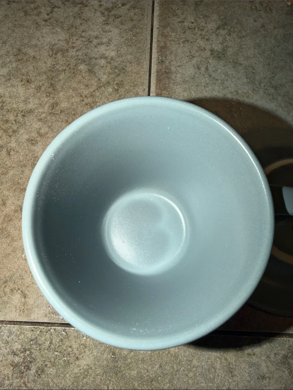 Discontinued IKEA DINERA Matte Grey-Blue Cup & Saucer Set of 6 - Picture 3 of 8